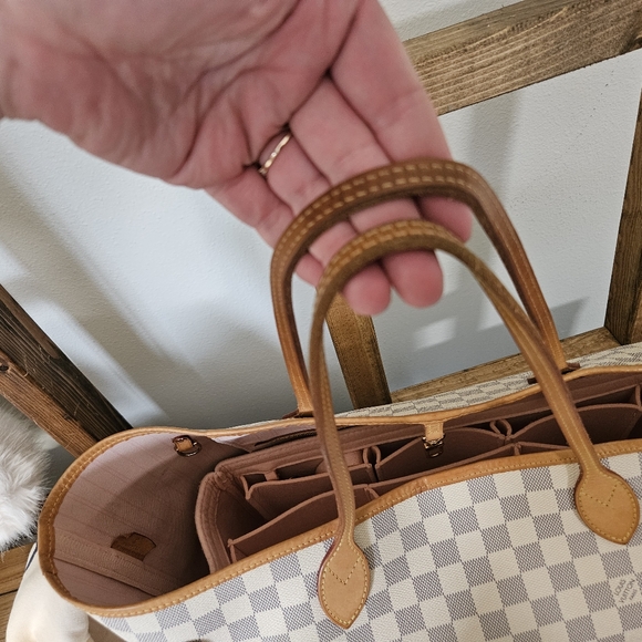 Louis Vuitton Damier Azur neverfull GM w/ pouchette - Picture 10 of 15